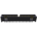 TE Connectivity AMP-LATCH Series Straight Through Hole PCB Header, 40 Contact(s), 2.54mm Pitch, 2 Row(s), Shrouded