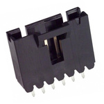 TE Connectivity AMPMODU MTE Series Straight Through Hole PCB Header, 6 Contact(s), 2.54mm Pitch, 1 Row(s), Shrouded