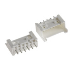 Molex Mini-Lock Series Straight Through Hole PCB Header, 6 Contact(s), 2.5mm Pitch, 1 Row(s), Shrouded