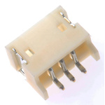 JST ZH Series Right Angle Surface Mount PCB Header, 3 Contact(s), 1.5mm Pitch, 1 Row(s), Shrouded
