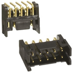 Hirose DF11 Series Right Angle Through Hole PCB Header, 10 Contact(s), 2.0mm Pitch, 2 Row(s), Shrouded