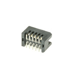 Samtec TFM Series Straight Surface Mount PCB Header, 10 Contact(s), 1.27mm Pitch, 2 Row(s), Shrouded