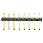 Samtec TLW Series Straight Through Hole Pin Header, 8 Contact(s), 2.54mm Pitch, 1 Row(s), Unshrouded