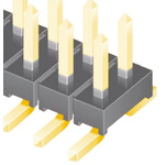 Samtec TMM Series Straight Surface Mount Pin Header, 4 Contact(s), 2.0mm Pitch, 2 Row(s), Unshrouded