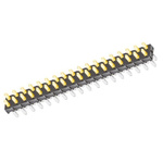 Samtec TMM Series Straight Through Hole Pin Header, 6 Contact(s), 2.0mm Pitch, 2 Row(s), Unshrouded