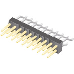 Samtec TSM Series Right Angle Surface Mount Pin Header, 20 Contact(s), 2.54mm Pitch, 2 Row(s), Unshrouded