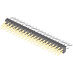 Samtec TSM Series Right Angle Surface Mount Pin Header, 40 Contact(s), 2.54mm Pitch, 2 Row(s), Unshrouded