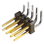 Samtec TSW Series Right Angle Through Hole Pin Header, 8 Contact(s), 2.54mm Pitch, 2 Row(s), Unshrouded