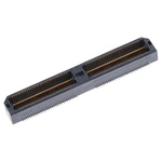 Samtec QTH Series Straight Surface Mount PCB Header, 120 Contact(s), 0.5mm Pitch, 2 Row(s), Shrouded