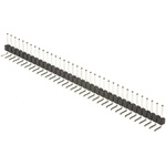 Amphenol Communications Solutions BergStik Series Right Angle Through Hole Pin Header, 36 Contact(s), 2.54mm Pitch, 1