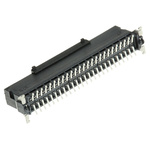 ERNI SMC Series Straight Surface Mount PCB Header, 50 Contact(s), 1.27mm Pitch, 2 Row(s), Shrouded