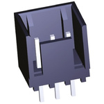 TE Connectivity MTA-100 Series Straight Through Hole PCB Header, 3 Contact(s), 2.54mm Pitch, 1 Row(s), Shrouded