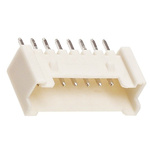 Molex Sherlock Series Straight Through Hole PCB Header, 7 Contact(s), 2.0mm Pitch, 1 Row(s), Shrouded