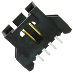 Molex SL Series Straight Through Hole PCB Header, 4 Contact(s), 2.54mm Pitch, 1 Row(s), Shrouded