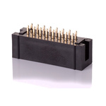 3M 303 Series Straight Through Hole PCB Header, 16 Contact(s), 2.54mm Pitch, 2 Row(s), Shrouded