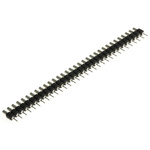 HARWIN D01-99 Series Straight Through Hole Pin Header, 32 Contact(s), 2.54mm Pitch, 1 Row(s), Unshrouded