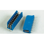 Amphenol Communications Solutions Dubox Series Straight Through Hole PCB Header, 6 Contact(s), 2.54mm Pitch, 1 Row(s),