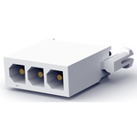 TE Connectivity Mini-Universal MATE-N-LOK Series Straight Through Hole PCB Header, 3 Contact(s), 4.14mm Pitch, 1