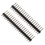 Pimoroni Pico Header Pack Series Straight Through Hole PCB Header, 20 Contact(s), 2.54mm Pitch, 1 Row(s), Unshrouded