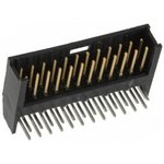 TE Connectivity AMPMODU MOD II Series Right Angle Through Hole PCB Header, 24 Contact(s), 2.54mm Pitch, 2 Row(s),