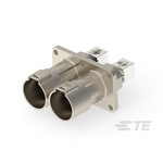 TE Connectivity PowerTube 1000 Series Straight Panel Mount PCB Connector, 2 Contact(s), 36mm Pitch, 1 Row(s)