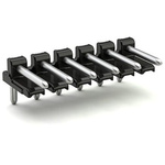 Wago 2091 Series Angled Vertical/Horizontal Mount Header, 2 Contact(s), 1mm Pitch, 1 Row(s), Unshrouded