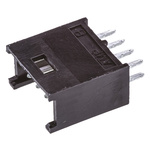 TE Connectivity AMPMODU MOD II Series Straight Through Hole PCB Header, 8 Contact(s), 2.54mm Pitch, 2 Row(s), Shrouded