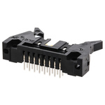Hirose HIF3B Series Right Angle Through Hole PCB Header, 16 Contact(s), 2.54mm Pitch, 2 Row(s), Shrouded
