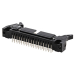 Hirose HIF3B Series Right Angle Through Hole PCB Header, 34 Contact(s), 2.54mm Pitch, 2 Row(s), Shrouded