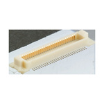 Hirose FunctionMAX FX8 Series Straight Surface Mount PCB Header, 100 Contact(s), 0.6mm Pitch, 2 Row(s), Shrouded