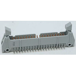 3M 3000 Series Right Angle Through Hole PCB Header, 50 Contact(s), 2.54mm Pitch, 2 Row(s), Shrouded