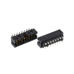 Molex Milli-Grid Series Straight Surface Mount PCB Header, 16 Contact(s), 2.0mm Pitch, 2 Row(s), Shrouded