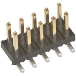 Amphenol FCI Minitek Series Straight Surface Mount Pin Header, 4 Contact(s), 2.0mm Pitch, 2 Row(s), Unshrouded