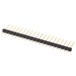 ASSMANN WSW AP Series Straight Through Hole Pin Header, 20 Contact(s), 2.54mm Pitch, 1 Row(s), Unshrouded