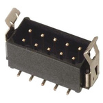 HARWIN Datamate L-Tek Series Straight Surface Mount PCB Header, 6 Contact(s), 2.0mm Pitch, 2 Row(s), Shrouded