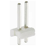 TE Connectivity MTA-156 Series Straight Through Hole Pin Header, 2 Contact(s), 3.96mm Pitch, 1 Row(s), Unshrouded