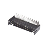 Hirose DF11 Series Right Angle Through Hole PCB Header, 24 Contact(s), 2.0mm Pitch, 2 Row(s), Shrouded