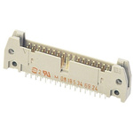 Harting SEK 18 Series Straight Through Hole PCB Header, 50 Contact(s), 2.54mm Pitch, 2 Row(s), Shrouded