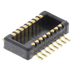 Molex SlimStack Series Straight Surface Mount PCB Header, 16 Contact(s), 0.5mm Pitch, 2 Row(s), Shrouded