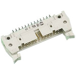 Harting SEK 18 Series Straight Through Hole PCB Header, 50 Contact(s), 2.54mm Pitch, 2 Row(s), Shrouded