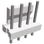 TE Connectivity MTA-156 Series Straight Through Hole Pin Header, 4 Contact(s), 3.96mm Pitch, 1 Row(s), Unshrouded