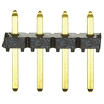 Samtec TLW Series Straight Through Hole Pin Header, 4 Contact(s), 2.54mm Pitch, 1 Row(s), Unshrouded