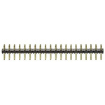 Samtec TLW Series Straight Through Hole Pin Header, 40 Contact(s), 2.54mm Pitch, 2 Row(s), Unshrouded