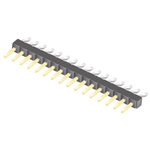 Samtec TSM Series Right Angle Surface Mount Pin Header, 16 Contact(s), 2.54mm Pitch, 1 Row(s), Unshrouded