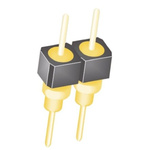 Samtec BBS Series Straight Through Hole Pin Header, 2 Contact(s), 2.54mm Pitch, 1 Row(s), Unshrouded