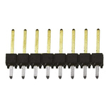 Samtec TSW Series Straight Through Hole Pin Header, 7 Contact(s), 2.54mm Pitch, 1 Row(s), Unshrouded