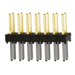 Samtec TSW Series Straight Through Hole Pin Header, 14 Contact(s), 2.54mm Pitch, 2 Row(s), Unshrouded