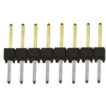 Samtec TSW Series Straight Through Hole Pin Header, 8 Contact(s), 2.54mm Pitch, 1 Row(s), Unshrouded