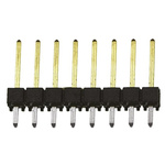 Samtec TSW Series Straight Through Hole Pin Header, 8 Contact(s), 2.54mm Pitch, 1 Row(s), Unshrouded