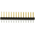 Samtec TSW Series Straight Through Hole Pin Header, 28 Contact(s), 2.54mm Pitch, 2 Row(s), Unshrouded